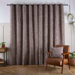 Everson Boucle Eyelet Curtains - thumbnail 4