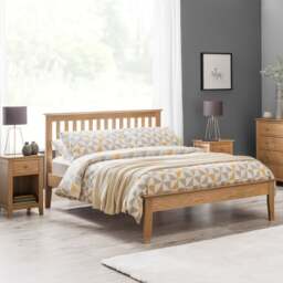 Salerno Wooden Bed Frame - thumbnail 1