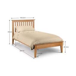 Salerno Wooden Bed Frame - thumbnail 3