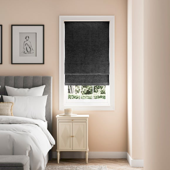 Genoa Chenille Easy Chain Blackout Roman Blind - image 1
