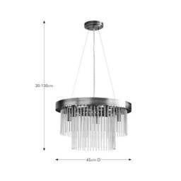 Hotel Ferdinand 5 Light Adjustable Ceiling Light - thumbnail 6