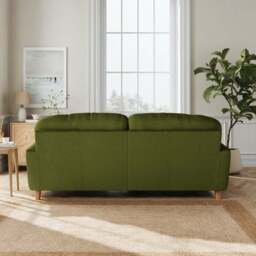 Martha Matte Plush Velvet Corner Chaise Sofa - thumbnail 3