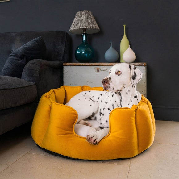 Lords and Labradors Velvet High Wall Dog Bed - image 1