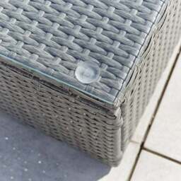 Malta Rattan Garden Sofa Lounger Set - thumbnail 4