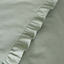 Pure Cotton Frilled 100% Cotton Duvet Cover & Pillowcase Set - thumbnail 4