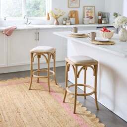 Florine Backless Counter Height Bar Stool - thumbnail 2
