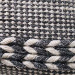 Set of 3 Sage and White Plait Square Scatter Cushions - thumbnail 2