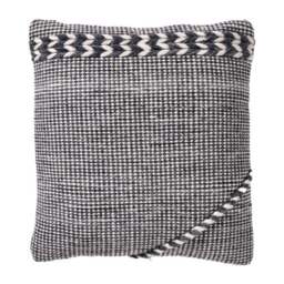 Set of 3 Sage and White Plait Square Scatter Cushions - thumbnail 3