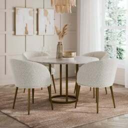 Bella Dining Chair, Boucle - thumbnail 2