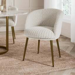 Bella Dining Chair, Boucle - thumbnail 1