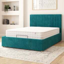 Grant Plush Velvet Adjustable Bed - thumbnail 2