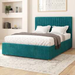 Grant Plush Velvet Adjustable Bed - thumbnail 1