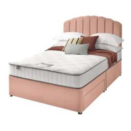 Silentnight Divan Bed With Velvet Merlin Headboard and 800 Pocket Sprung Mattress - thumbnail 6