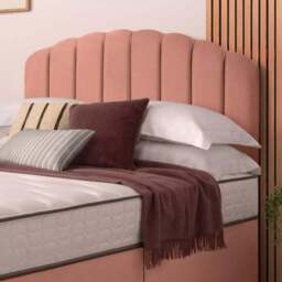 Silentnight Divan Bed With Velvet Merlin Headboard and 800 Pocket Sprung Mattress - thumbnail 4
