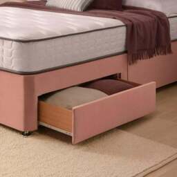 Silentnight Divan Bed With Velvet Merlin Headboard and 800 Pocket Sprung Mattress - thumbnail 5