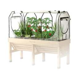 VegTrug Medium Classic Greenhouse Frame and Multi Cover Set - thumbnail 2