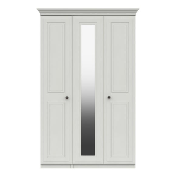Portia Triple Wardrobe, Mirrored