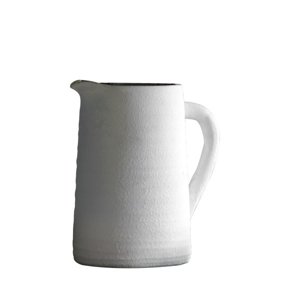 Cedar & Sage Stenson White Jug Vase - image 1