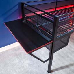 X Rocker Sanctum Gaming Mid Sleeper Bunk Bed with Desk - thumbnail 5