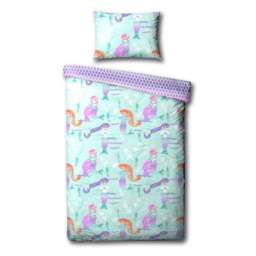 little furn. Mermaid Duvet Cover & Pillowcase Set - thumbnail 4