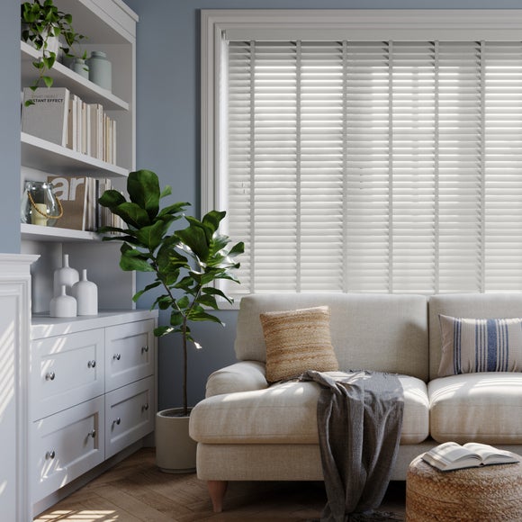 Made To Measure 50mm Slats Grey Taped Venetian Blind - image 1