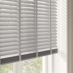 Made To Measure 50mm Slats Grey Taped Venetian Blind - thumbnail 4