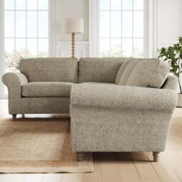 Flori Chunky Chenille Corner Sofa - thumbnail 2