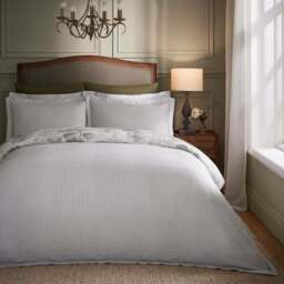 Dorma Glenmore 100% Cotton Sateen Duvet Cover & Pillowcase Set - thumbnail 2