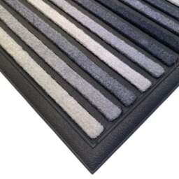 Scrape N' Sorb Grey Stripe Doormat - thumbnail 2