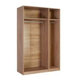 Holborn Triple Wardrobe, Mirrored - thumbnail 2