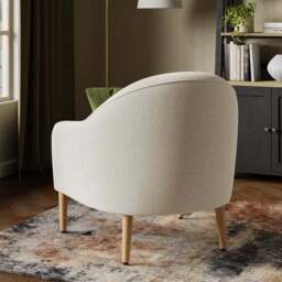 Kaspar Soft Texture Tub Chair - thumbnail 2