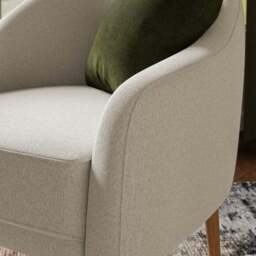 Kaspar Soft Texture Tub Chair - thumbnail 3