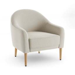 Kaspar Soft Texture Tub Chair - thumbnail 6