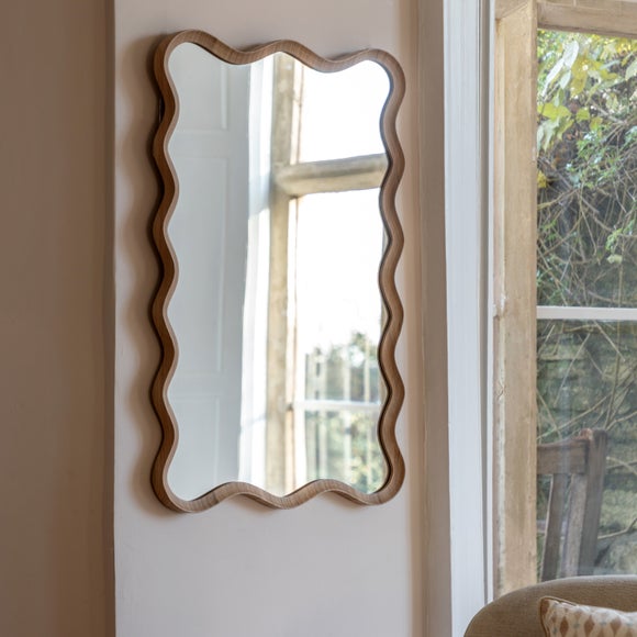 Cedar and Sage Willow Rectangle Wall Mirror - image 1