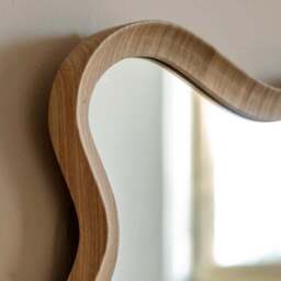 Cedar and Sage Willow Rectangle Wall Mirror - thumbnail 3
