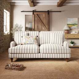 Beatrice II Folkstone Stripe 3 Seater Sofa Bed - thumbnail 2