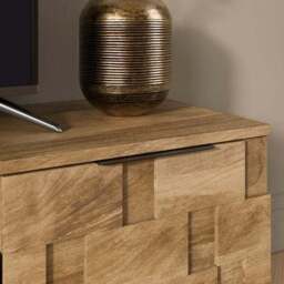 "Watson Extra Wide TV Unit for TVs up to 80"", Wood Effect" - thumbnail 3