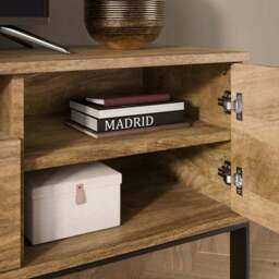 "Watson Extra Wide TV Unit for TVs up to 80"", Wood Effect" - thumbnail 4