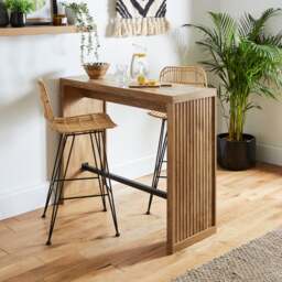 Bryant 2 Seater Bar Table, Mango Wood Effect - thumbnail 1