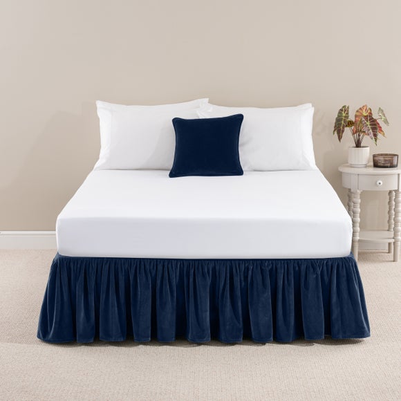 Clara Cotton Velvet Frilled Valance - image 1