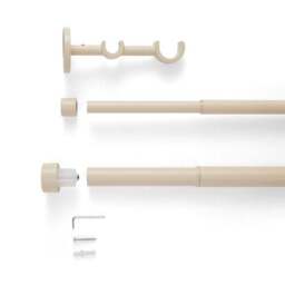 Trinity Double Layer Extendable Metal Curtain Pole - thumbnail 2
