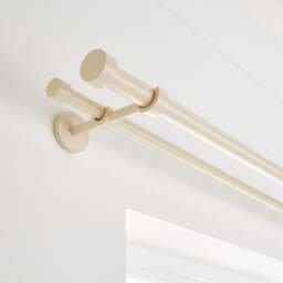Trinity Double Layer Extendable Metal Curtain Pole