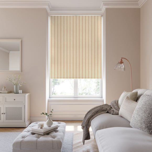 Folkstone Stripe Fire Retardant Daylight Made to Measure Roller Blind - image 1