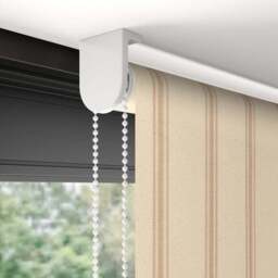 Folkstone Stripe Fire Retardant Daylight Made to Measure Roller Blind - thumbnail 4