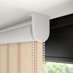 Folkstone Stripe Fire Retardant Daylight Made to Measure Roller Blind - thumbnail 5