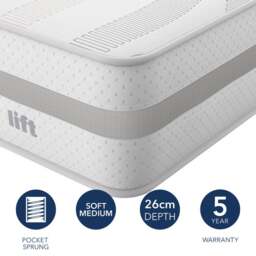 Silentnight Lift Rejuvenate 1600 Pocket Mattress - thumbnail 1