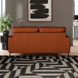 Lawson Matte Plush Velvet 2 Seater Sofa - thumbnail 3