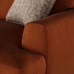Lawson Matte Plush Velvet 2 Seater Sofa - thumbnail 5