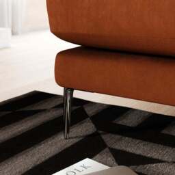 Lawson Matte Plush Velvet 2 Seater Sofa - thumbnail 4