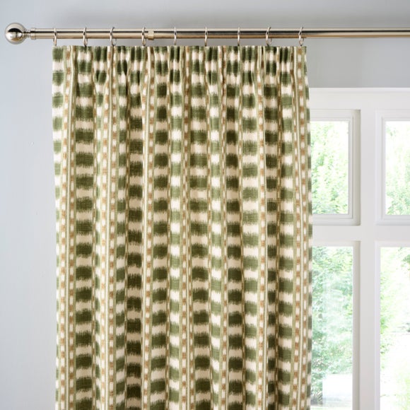 Avis Stripe Pencil Pleat Curtains - image 1